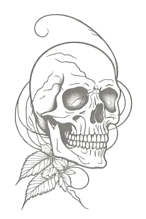 death trauma tattoo design idea