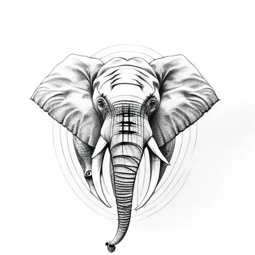elephant head spine tatto  tattoo design idea
