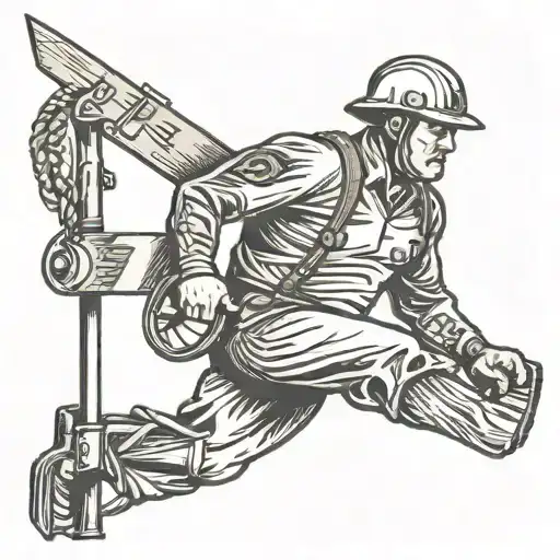lineman tattoo design idea