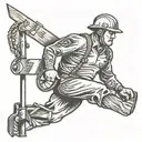lineman tattoo design idea
