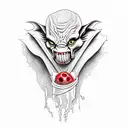 goblin with red cloth  tattoo design idea