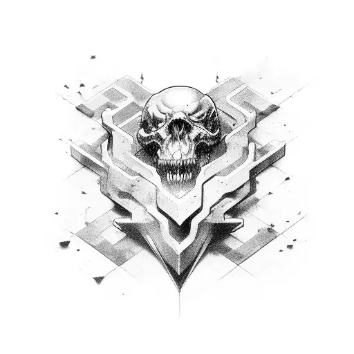 loyalty and chaos intertwined tattoo design idea