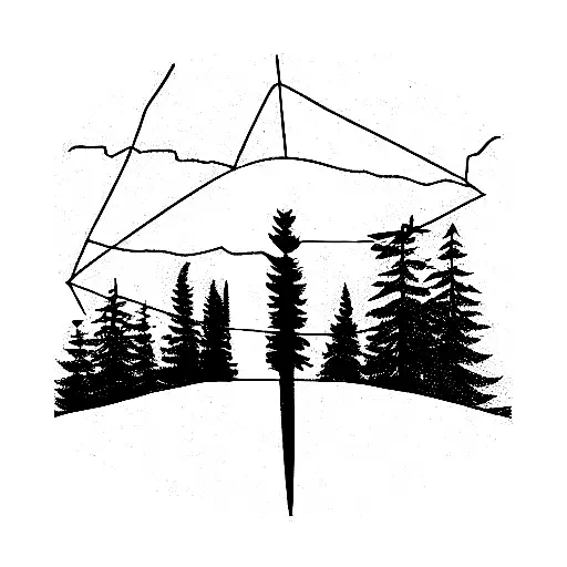 bosque tattoo design idea