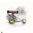 sprint car tattoo design idea