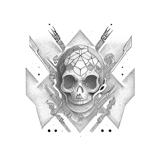 trust no one tattoo design idea