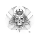 trust no one tattoo design idea