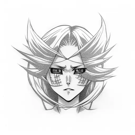 Orihime and ichigo (bleach) tattoo design idea