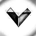 Triangle tattoo design idea