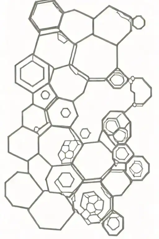honeycombs forming tattoo design idea