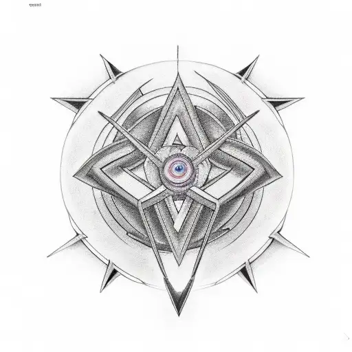 Ophanim tattoo design idea