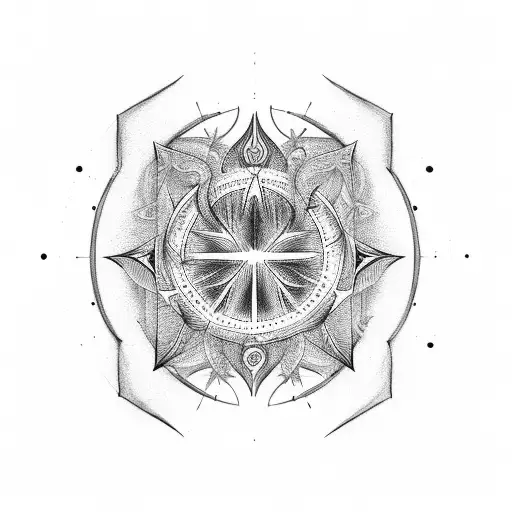 Ophanim tattoo design idea