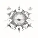 Ophanim tattoo design idea