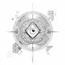 Ophanim tattoo design idea