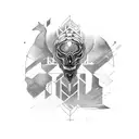 never give up  tattoo design idea
