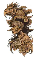 peruvian inca tattoo tattoo design idea