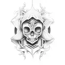 café  con medusas  tattoo design idea