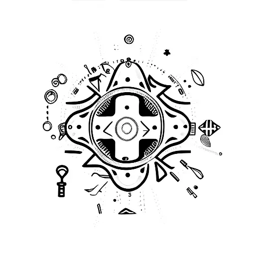 UTM coordinates, Paired tattoo, circle, tattoo design idea