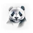 panda tattoo design idea
