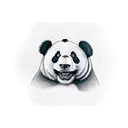 panda tattoo design idea