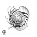 nautilus tattoo design idea