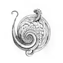 nautilus tattoo design idea