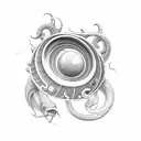 nautilus tattoo design idea