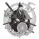 ronin tattoo design idea