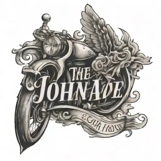 the name: Johan Hove #8 with the date 10 Mei tattoo design idea