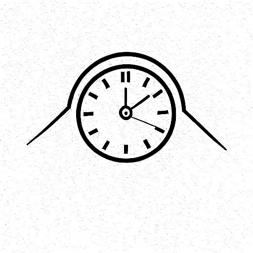 Clock 11:11 tattoo design idea
