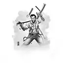 Ash Williams Evil Dead tattoo design idea