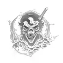 Ash Williams Evil Dead tattoo design idea