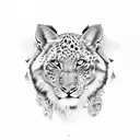 leon tattoo design idea