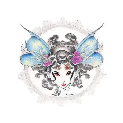 fairy  tattoo design idea
