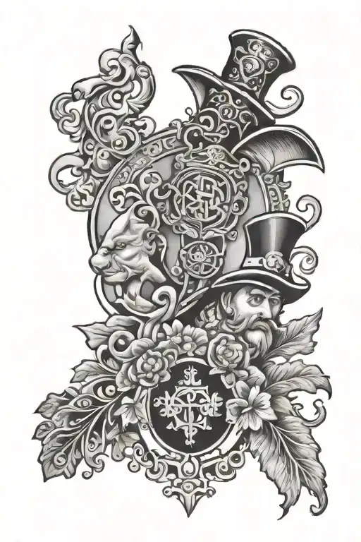Irish & Dutch heritage tattoo design idea