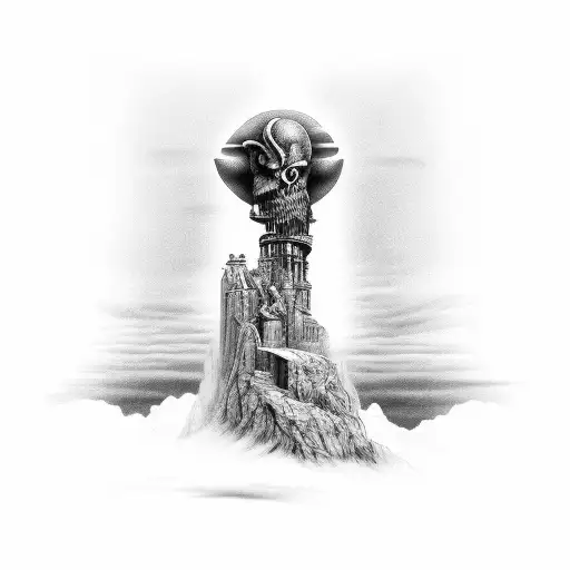 I will fear no evil, for god is with me tattoo design idea