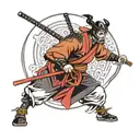 ronin samurai tattoo design idea