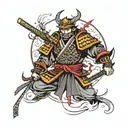 ronin samurai tattoo design idea