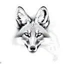 maned wolf ridding a motorcycle tattoo design idea