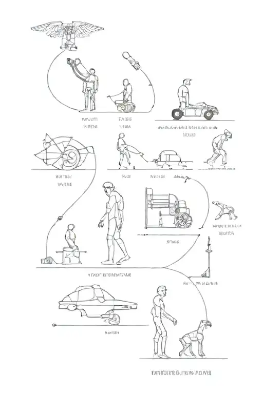 evolution of engineering from the past to the present  tattoo design idea