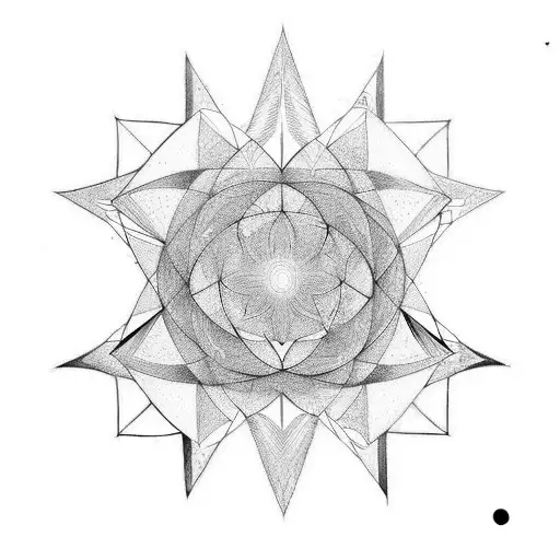 metatron tattoo design idea