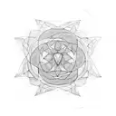 metatron tattoo design idea