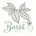Basil name tattoo tattoo design idea