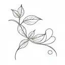 Basil name tattoo tattoo design idea