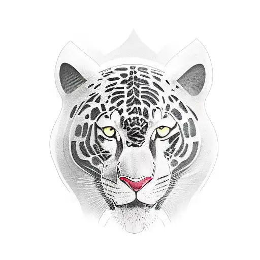 black panter tattoo design idea