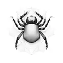 Spider tattoo design idea