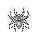 Spider tattoo design idea