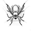 Spider  tattoo design idea