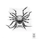 Spider  tattoo design idea