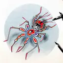 Spider tattoo design idea