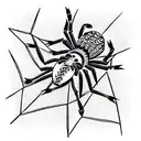 Spider tattoo design idea